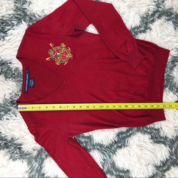 Ralph Lauren Sport Women’s Sweater Small Red - Picture 4 of 8
